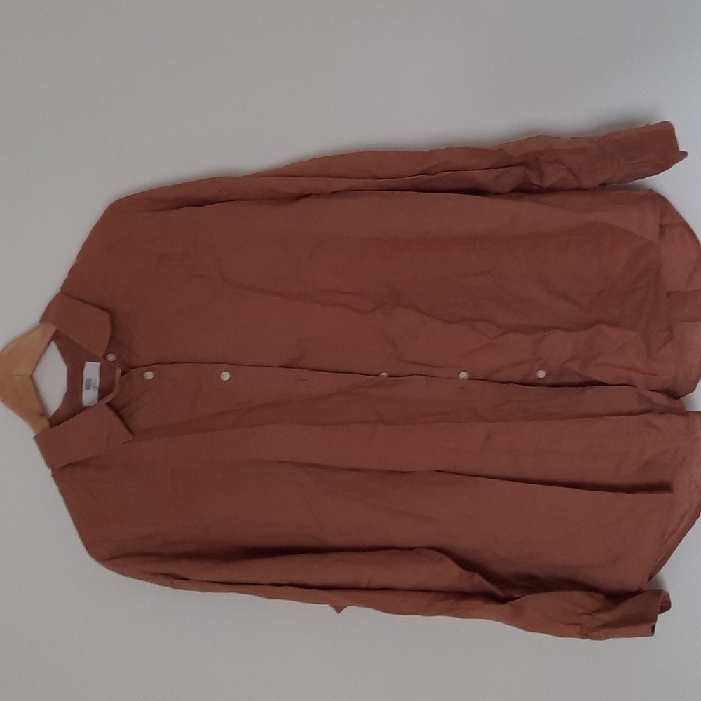 Linen button down